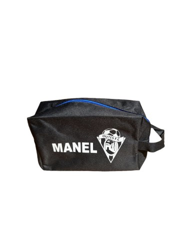 NECESER NEGRO PERSONALIZADO NOMBRE ESCUDO OUTES FUTBOL