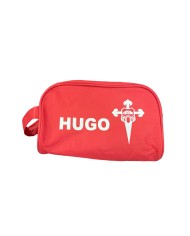 Neceser rojo personalizado nombre escudo esteirana futbol