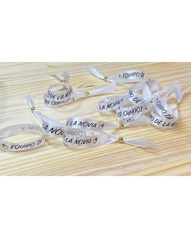 PULSERA EQUIPO DE LA NOVIA